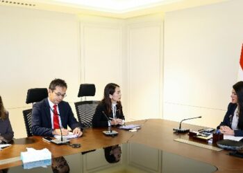 وزيرة التخطيط تستقبل النائب الأول لرئيس الوكالة اليابانية للتعاون الدولي (جايكا)