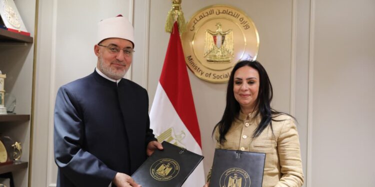 مفتي الجمهورية ووزيرة التضامن الاجتماعي يوقعان مذكرة تفاهم لتعزيز التعاون المشترك