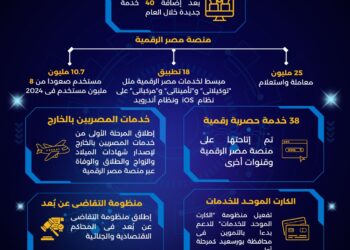 25 مليون معاملة واستعلام عبر مصر الرقمية خلال عام واحد