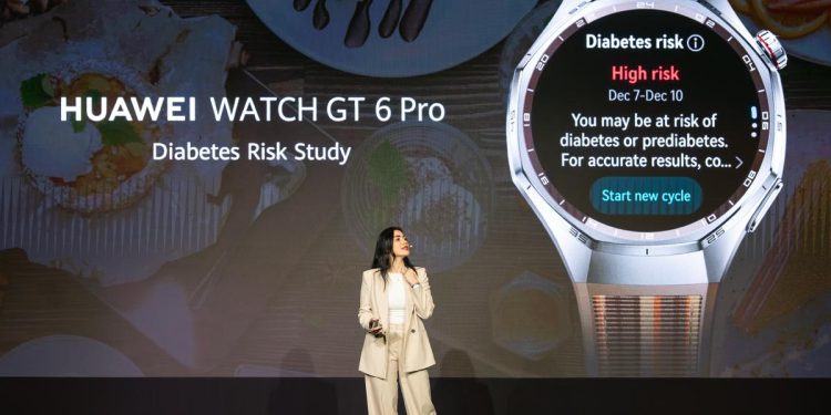 ساعة HUAWEI WATCH GT 6 Pro تتبع صحتك ومشاعرك مع ميزة جديدة لرصد مخاطر السكري