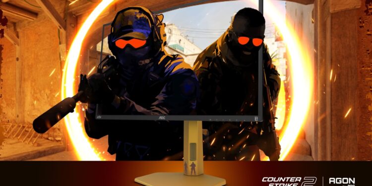 شاشات AOC CS25G مصممة للألعاب الإلكترونية لأجل التطور القادم من كاونتر سترايك 2