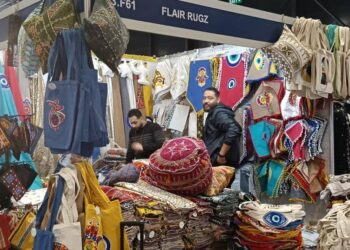 شباب جهاز تنمية المشروعات في معرض الخريف الدولي بالبحرين