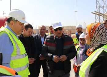 وزير الكهرباء يتفقد محطة الربط الكهربائي المصري السعودي العملاقة جهد 500 كيلو فولت تيار مستمر بمدينة بدر