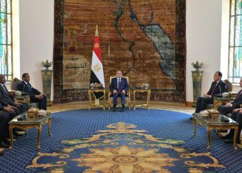 الرئيس السيسي يستقبل رئيس مجلس وزراء جمهورية السودان