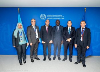 وزير العمل يلتقي المدير العام لمنظمة العمل الدولية في جنيف