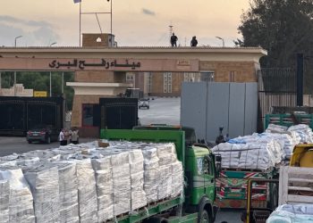 الهلال الأحمر المصري يدفع بـ 86 ألف سلة غذائية ومساعدات شتوية عبر قافلة «زاد العزة»