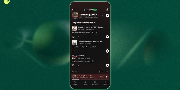 سبوتيفاي يكشف عن SongDNA: تجربة تفاعلية جديدة لاستكشاف ما وراء الأغاني وصُنّاعها