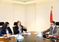 وزير التخطيط يبحث مع وفد منظمة التعاون الاقتصادي والتنمية تعزيز التعاون المؤسسي