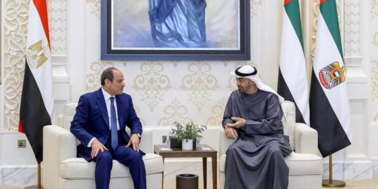 الرئيس السيسي يجري زيارة اخويا إلى دولة الإمارات