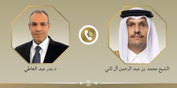 وزير الخارجية يبحث هاتفيًا مع رئيس وزراء قطر التصعيد العسكري الخطير الذي تشهده المنطقة
