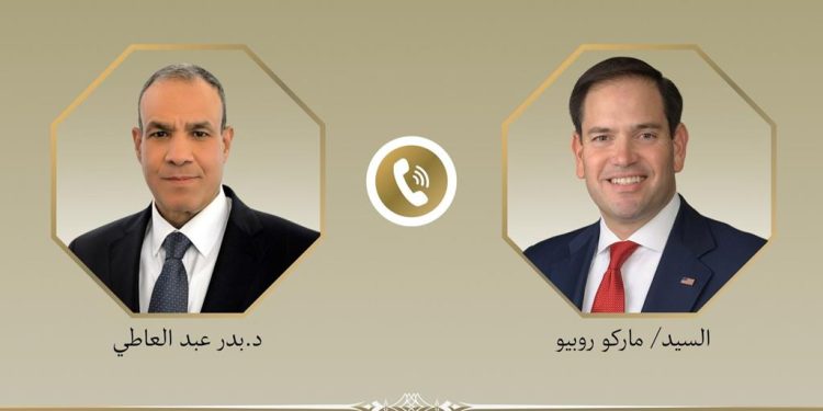 وزير الخارجية يبحث مع نظيره الأمريكي مستجدات الأوضاع الإقليمية