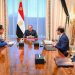 الرئيس السيسي يجتمع مع رئيس الوزراء ووزير المالية