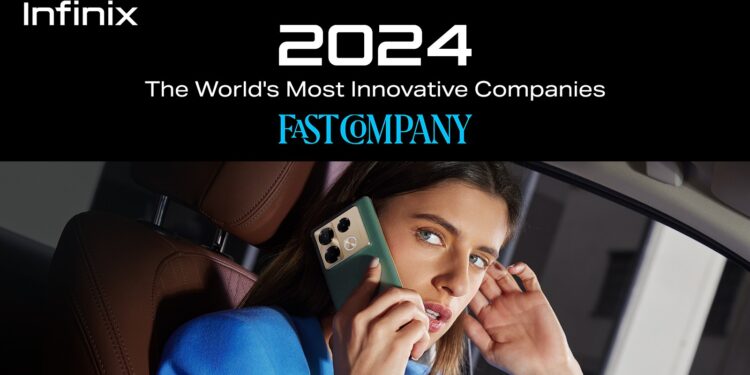 Infinix تحصد المركز السادس في قائمة الشركات الأكثر ابتكارًا