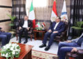 وزير البترول يستقبل السفير الإيطالى بالقاهرة