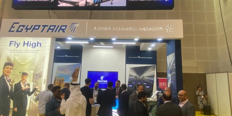 مصر للطيران تشارك بالدورة الــ31 لسوق السفر العربي ATM بدبي