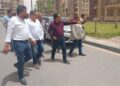 رئيس جهاز مدينة 15 مايو يتفقد المشروعات الجارية ..ويجتمع بمسئولي الجهاز