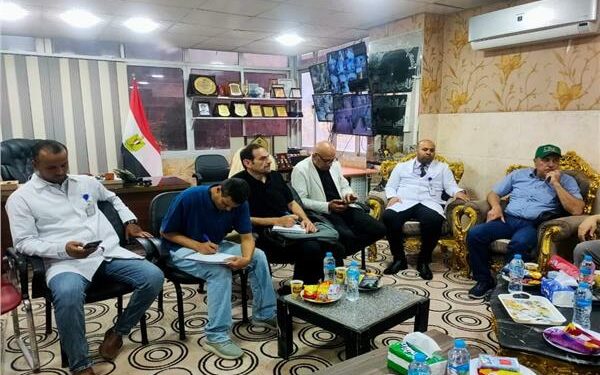 البعثة المشتركة لتوثيق شهادات الجرحى الفلسطينيين في المستشفيات المصرية تستكمل جولتها بزيارة مستشفيات محافظة الغربية