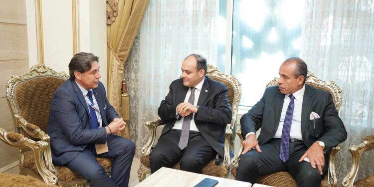 وزير التجارة والصناعة يبحث مع مسؤولي عدد من الشركات العالمية خططها لدخول السوق المصري