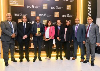 نائب وزير الإسكان يشهد  احتفالية توزيع جوائز  معرضBig 5 Construct Egypt 2024