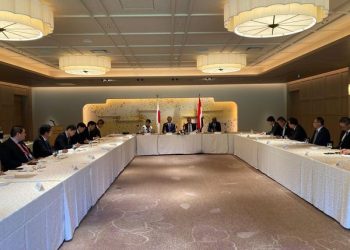 وزير الخارجية يلتقي برئيس وزراء اليابان ويسلمه رسالة من الرئيس السيسي