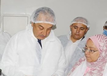 وزير قطاع الأعمال العام يتفقد أعمال التطوير بشركة النيل للأدوية