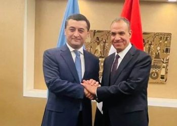 وزير الخارجية والهجرة وشئون المصريين بالخارج يلتقي بوزير خارجية أوزبكستان