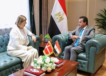 وزير الصحة والسكان يستقبل سفيرة الدنمارك ووفد شركة نوفونورديسك