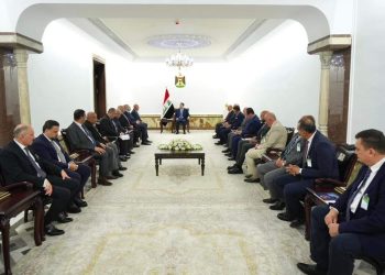 رئيس مجلس الوزراء العراقي يستقبل نائب رئيس الوزراء للتنمية الصناعية المصري