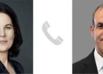 وزير الخارجية والهجرة يجرى اتصالاً هاتفياً مع وزيرة خارجية ألمانيا