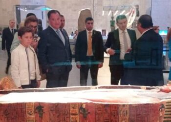 المتحف القومي للحضارة المصرية يشهد سلسلة من الزيارات الرسمية خلال اليوميين الماضيين