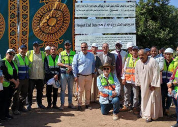 نائب وزير الإسكان يزور محطة معالجة كيمان المطاعنة وخط السيب النهائي