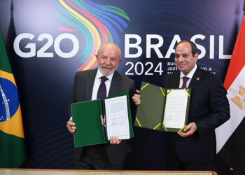 بيان مشترك بين مصر والبرازيل لتدشين شراكة استراتيجية