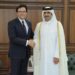 وزير الثقافة يلتقي نظيره القطري ورئيس مجلس أمناء “متاحف قطر” ضمن زيارته الرسمية للدوحة