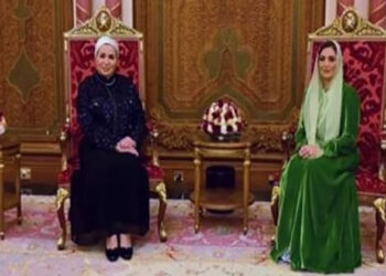 السيدة انتصار السيسي: يسعدنى لقاء السيدة الجليلة خلال زيارتى لسلطنة عمان