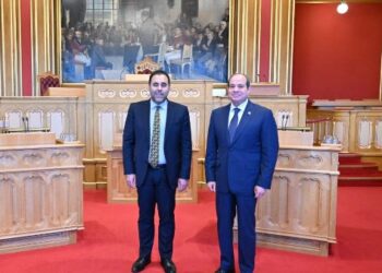 الرئيس السيسى يصل المتحف القومي النرويجي ويحضر عشاءً مع كبار المسئولين