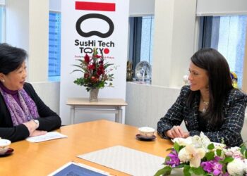 وزيرة التخطيط  تلتقي محافظ طوكيو ورئيس بنك اليابان للتعاون الدولي «JBIC»