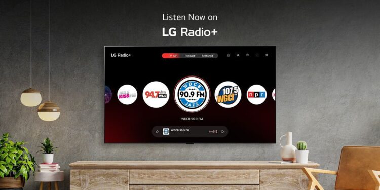 LG تطلق خدمة بث صوتي مجانية مع تجربة مستخدم سهلة وديناميكية