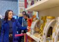 وزيرة التضامن الاجتماعي تتفقد جناح ” ديارنا” المشارك في معرض  “تراثنا 2024”