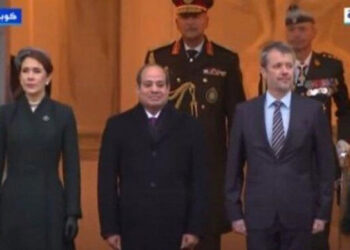 الرئيس السيسى يلتقى ملك الدنمارك فى مستهل زيارته إلى كوبنهاجن