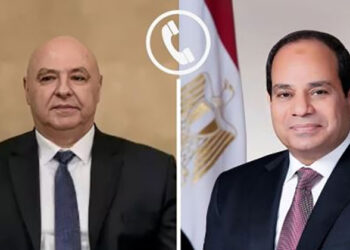 الرئيس السيسي يجري اتصال هاتفي بالرئيس اللبناني “جوزيف عون”