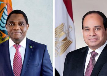 الرئيس السيسي يستقبل رئيس جمهورية زامبيا اليوم في قصر الاتحادية