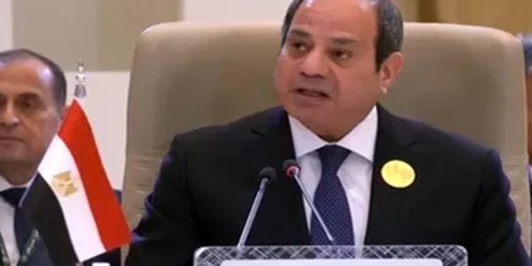 السيسي: نرفض تهجير الفلسطينيين وسندافع عن حقهم في البقاء