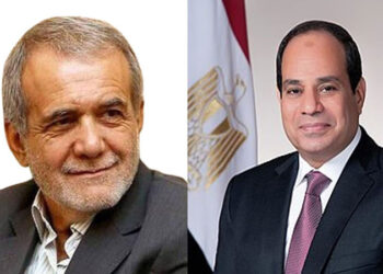 الرئيس السيسي يتلقى اتصال هاتفي من نظيره الإيراني مسعود بزشكيان