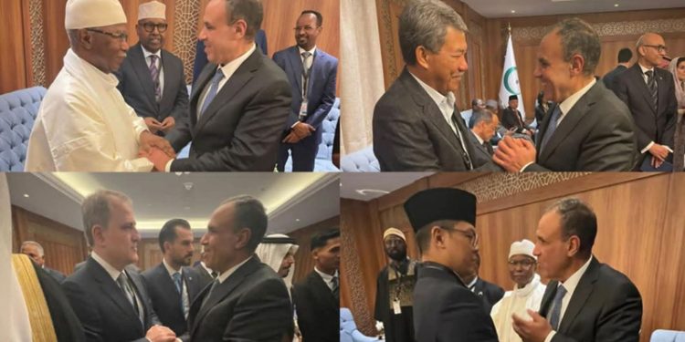 لقاءات جانبية لوزير الخارجية على هامش أعمال الدورة الاستثنائية لوزراء خارجية التعاون الاسلامى