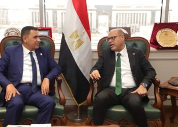 وزير العمل يلتقي رئيس جامعة ساكسوني مصر للعلوم التطبيقية