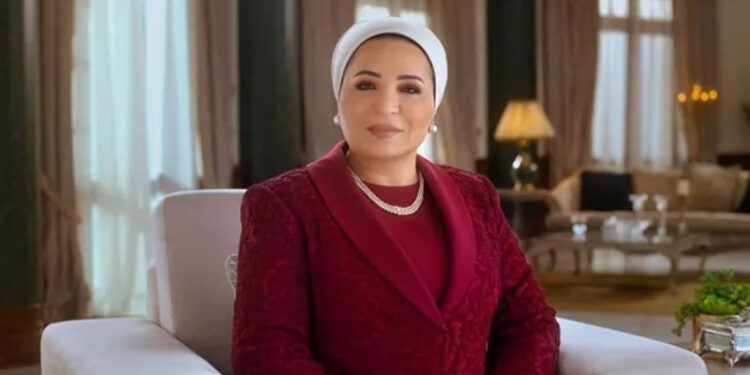السيدة انتصار السيسي تهنئ الشعب المصري بمناسبة شم النسيم