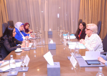 وزيرة التضامن تلتقي وزيرة العمل والصحة والتضامن وشئون العائلة الفرنسية