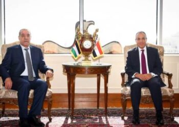 وزير‎ الخارجية والهجرة يستقبل نائب رئيس اللجنة التنفيذية لمنظمة التحرير الفلسطينية ونائب رئيس دولة فلسطين