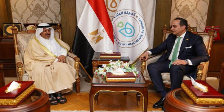 رئيس هيئة الرعاية الصحية يلتقي رئيس الاتحاد العربي لإدارة الطوارئ والأزمات