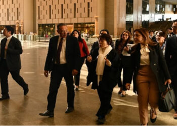 المتحف المصري الكبير يستقبل رئيس جمهورية جزر القمر ووزيرة التعليم والثقافة اليابانية